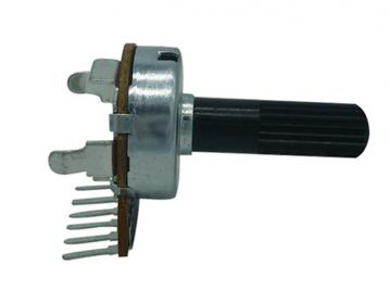 WH0172-1 17mm Rotary Potentiometers with insulated shaft 