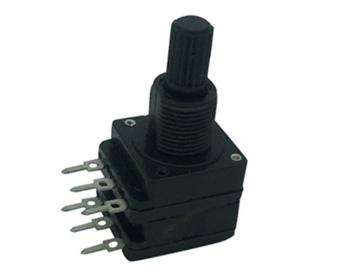 WH0162-1B-2 Rotary Potentiometers with insulated shaft