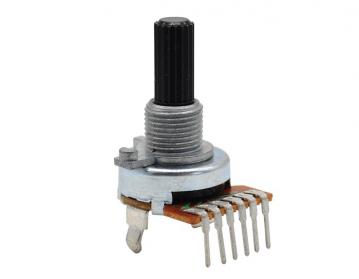 WH0172A-1 17mm Rotary Potentiometers with insulated shaft 